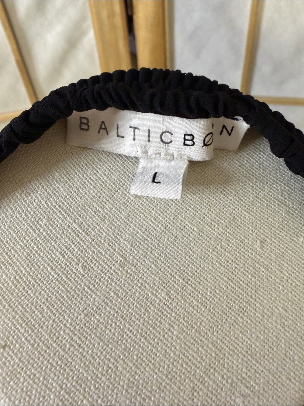 Baltic Born Black Square-Neck Maxi Dress with High Slit - Picture 7 of 7